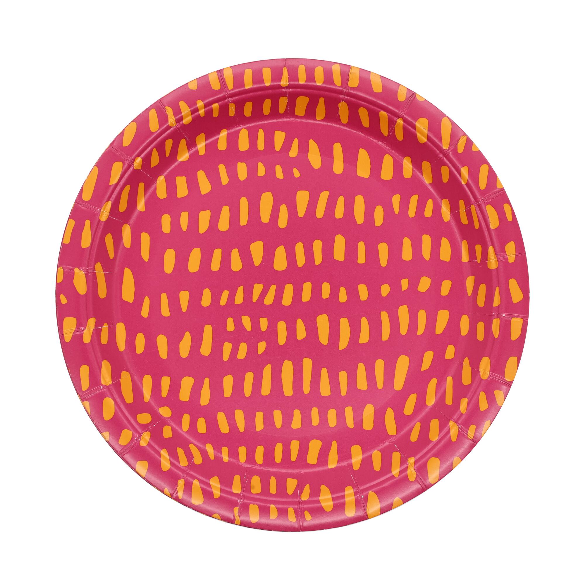 7" Hothouse Pink & Orange Snack Plates, 10ct. by Celebrate It™